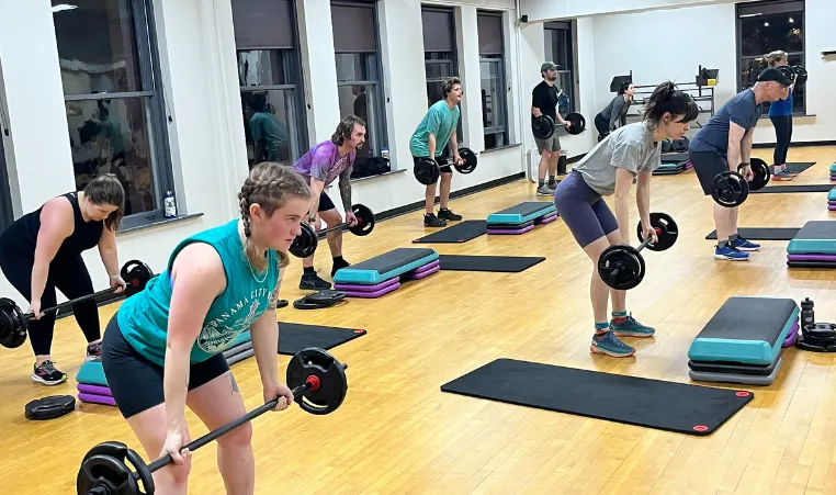 people working out